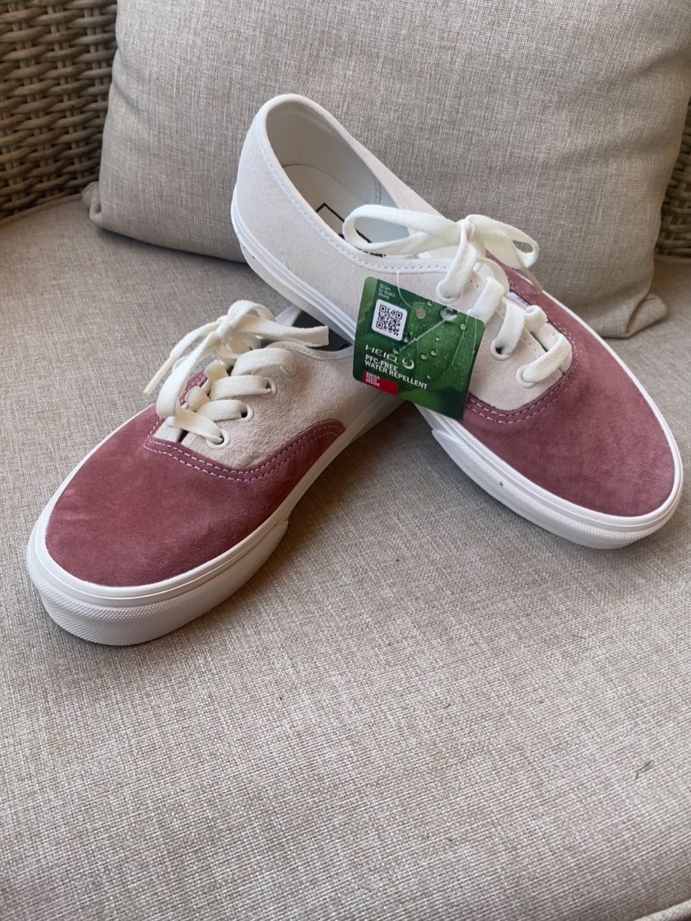 Vans Authentic Pig Suede Withered Rose Shoes
